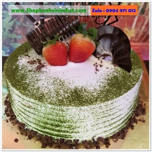 Bánh Sinh Nhật Trà Xanh - VL62